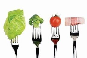 Gemüse und Fleisch für die Ducan-Diät